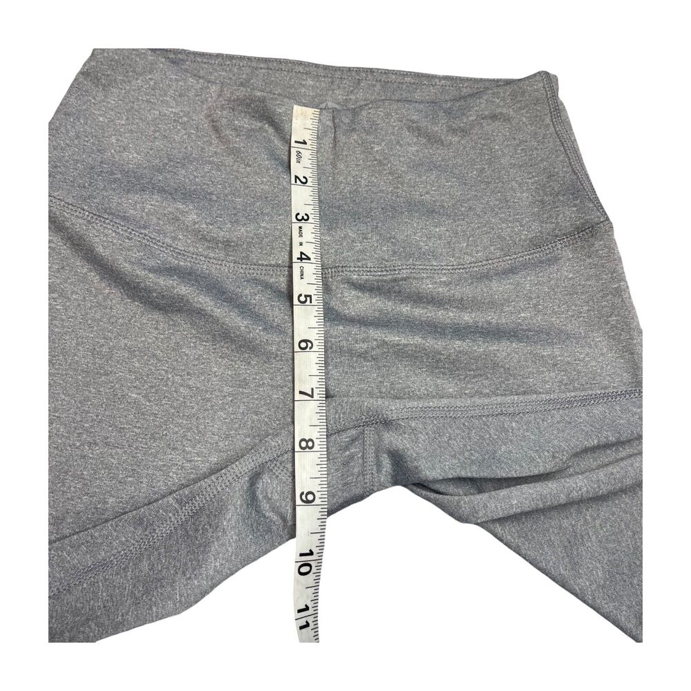 90 Degree By Reflex Cropped Leggings Women's XS Heather Gray Stretch High-Waist - Picture 5 of 6